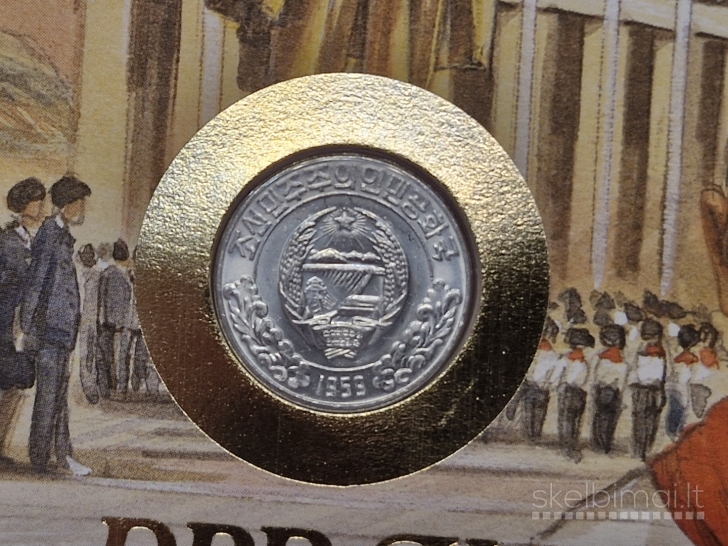 Šiaurės Korėja 10 čonų, 1959 KM# 3 Numizmat. voke
