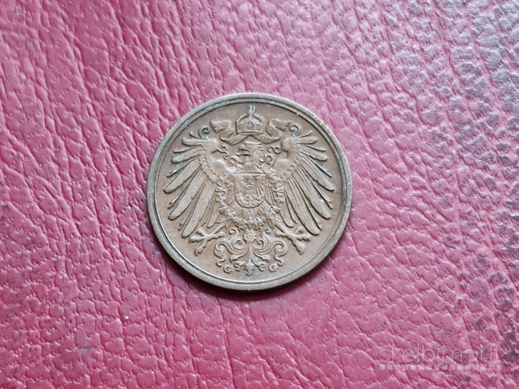 Vokietija 1 pfenigas, 1898G KM# 10