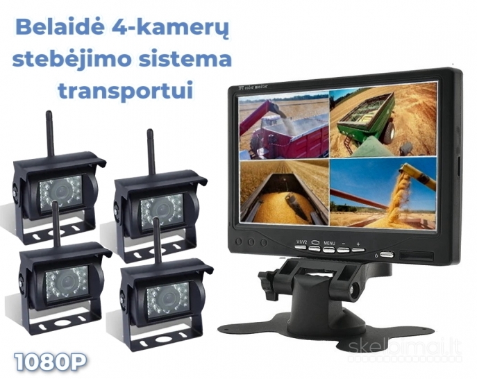 Profesionali vaizdo stebėjimo sistema transporto priemonėms