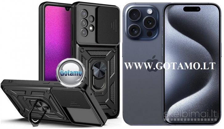 296 B-Ultra dėklas nugarėlė šarvai Apple iPhone 15 Pro telefonui