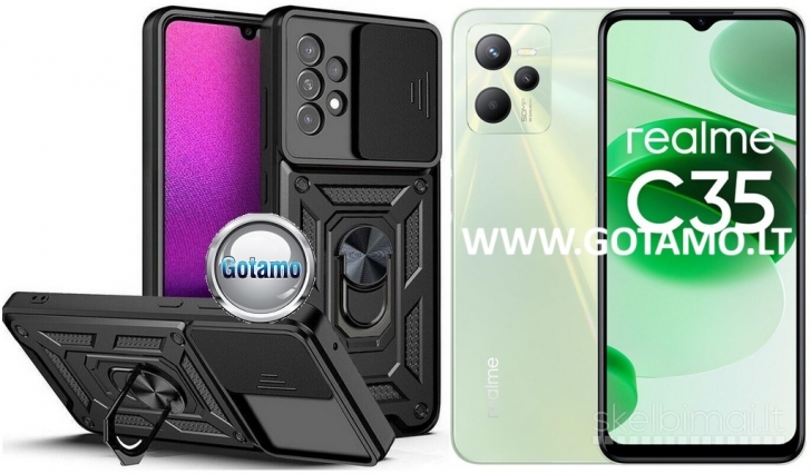 306 B-Ultra dėklas nugarėlė šarvai Realme C35 telefonui