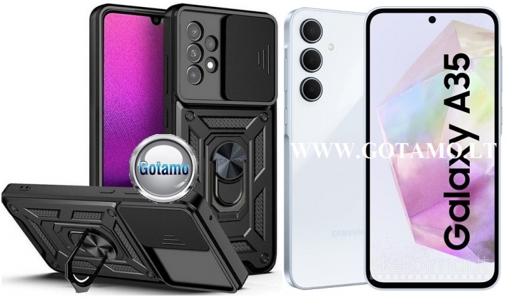 316 B-Ultra dėklas nugarėlė šarvai Samsung Galaxy A35 telefonui