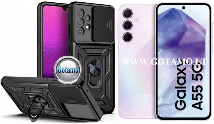 322 B-Ultra dėklas nugarėlė šarvai Samsung Galaxy A55 telefonui