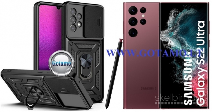326 B-Ultra dėklas nugarėlė šarvai Samsung Galaxy S22 Ultra 5G telefonui