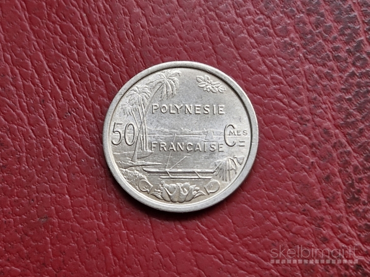Prancūzijos Polinezija 50 santimų, 1965 KM# 1