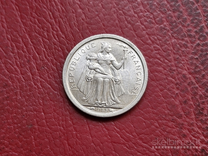 Prancūzijos Polinezija 50 santimų, 1965 KM# 1