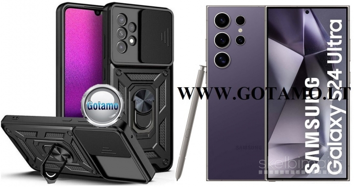 333 B-Ultra dėklas nugarėlė šarvai Samsung Galaxy S24 Ultra telefonui