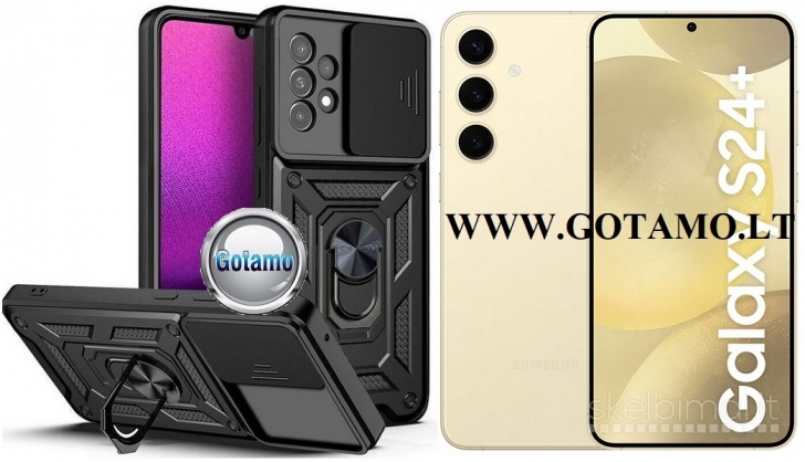 334 B-Ultra dėklas nugarėlė šarvai Samsung Galaxy S24+ (S24 Plus) telefonui