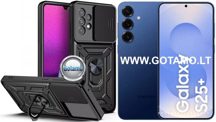 335 B-Ultra dėklas nugarėlė šarvai Samsung Galaxy S25 Plus telefonui