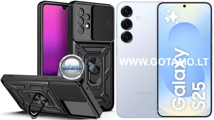 336 B-Ultra dėklas nugarėlė šarvai Samsung Galaxy S25 telefonui
