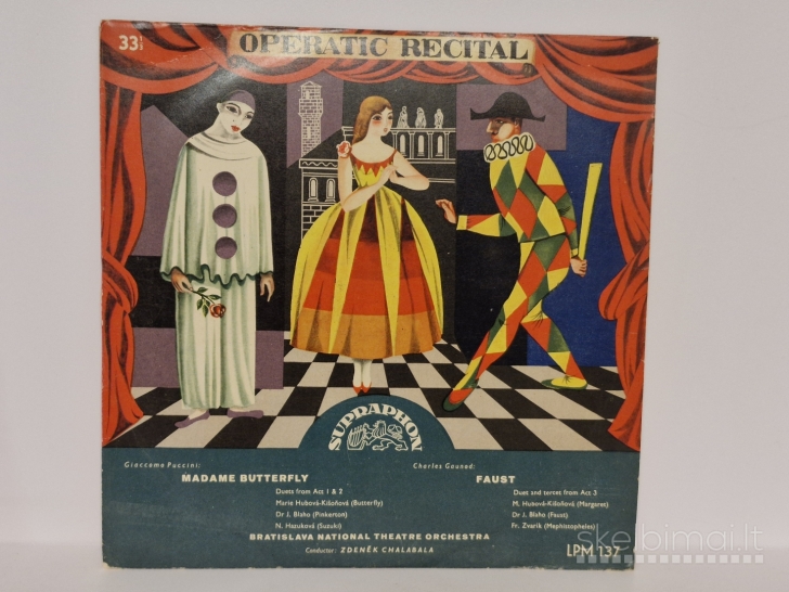 LP plokštelė Operatic Recital - Madam Butterfly / Faust