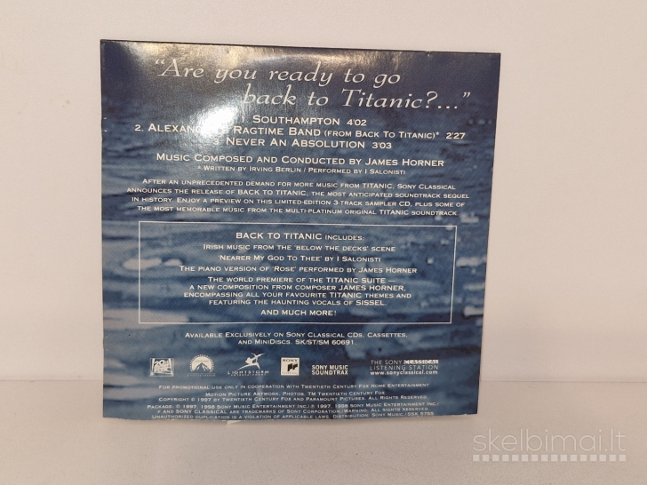 CD James Horner – Are You Ready To Go Back To Titanic?...