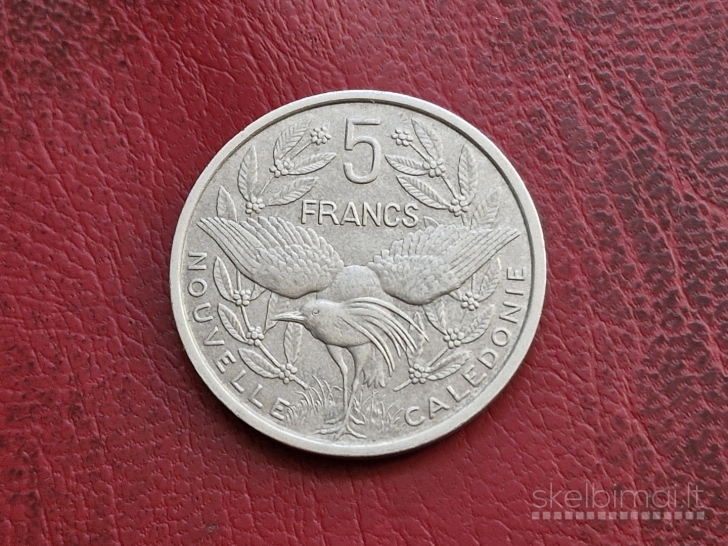 Naujoji Kaledonija 5 frankai, 1952 KM# 4