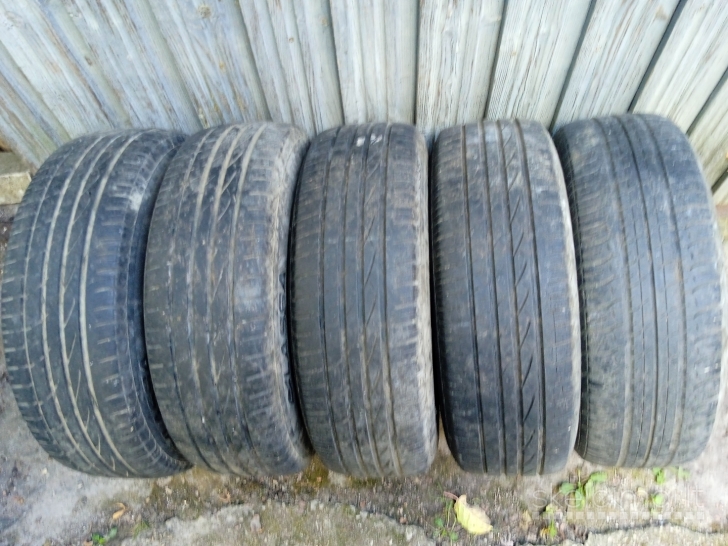 Lieti naudoti Audi R15 ratlankiai su padangomis 195/65R15