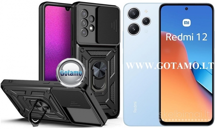 346 B-Ultra dėklas nugarėlė šarvai Xiaomi Redmi 12, Xiaomi Redmi 12 5G