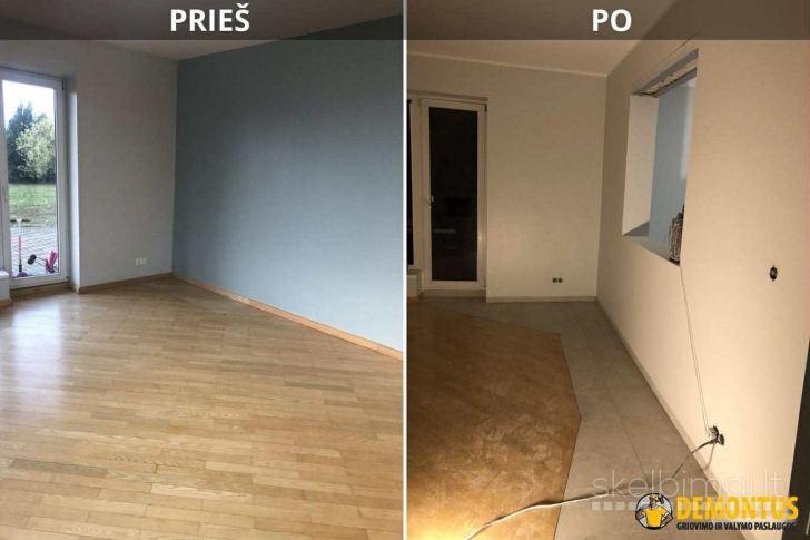 Atliekame visus paruošiamuosius darbus