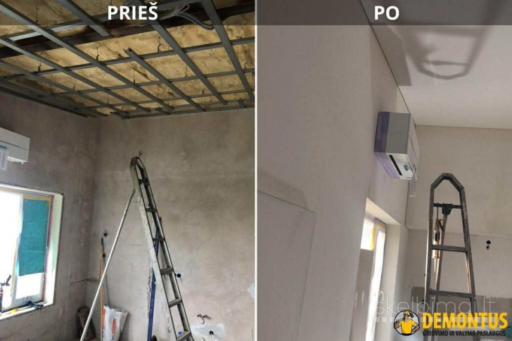 Atliekame visus paruošiamuosius darbus