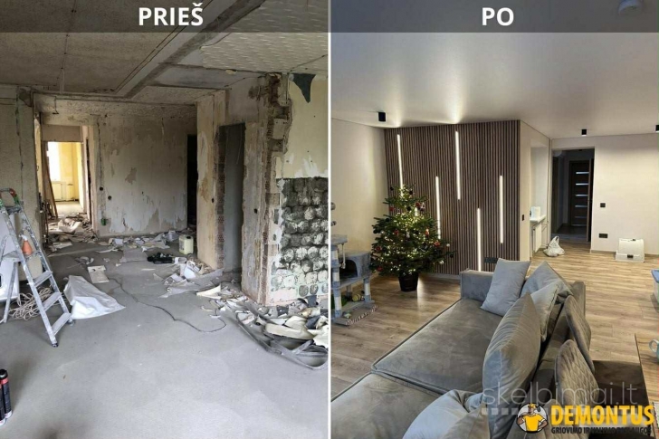 Atliekame visus paruošiamuosius darbus