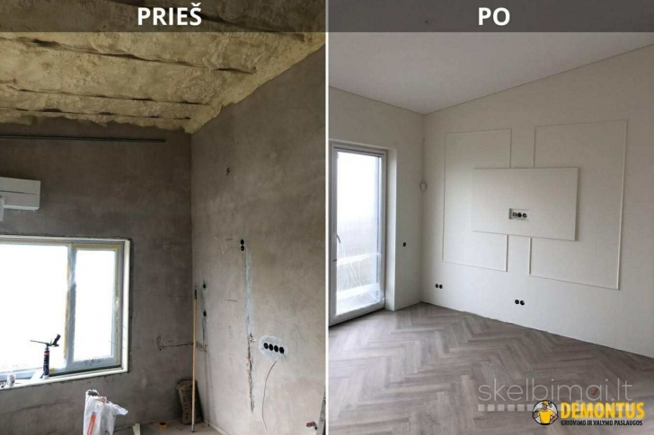 Atliekame visus paruošiamuosius darbus