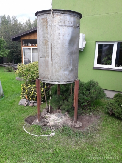 Nerūdijančio plieno bačka vandeniui