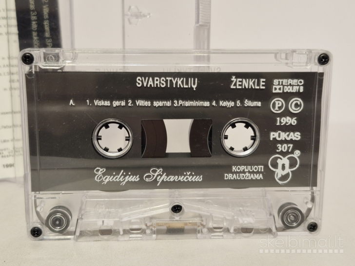 Audio kasetė MC Egidijus Sipavičius ‎– Svarstyklių Ženkle