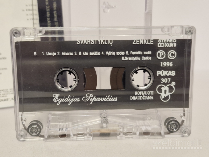 Audio kasetė MC Egidijus Sipavičius ‎– Svarstyklių Ženkle