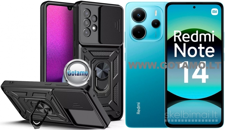 371 B-Ultra dėklas nugarėlė šarvai Xiaomi Redmi Note 14 4G telefonui
