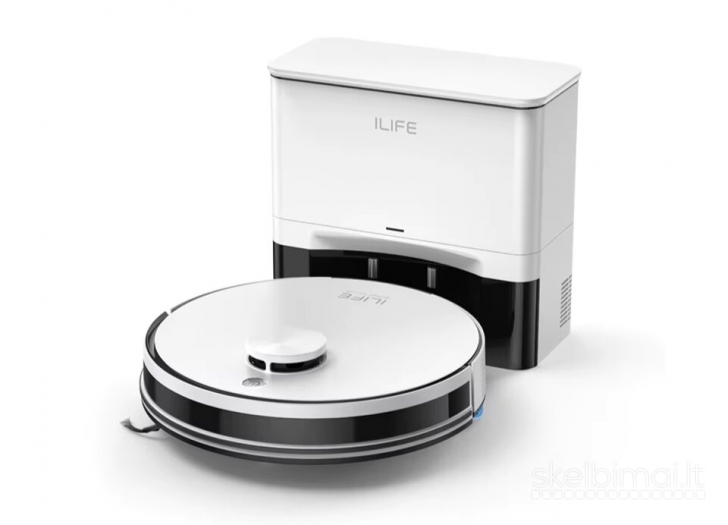 Naujas Ilife A30 Pro Robotas dulkių siurblys stotelė LiDAR drėgnu valymu