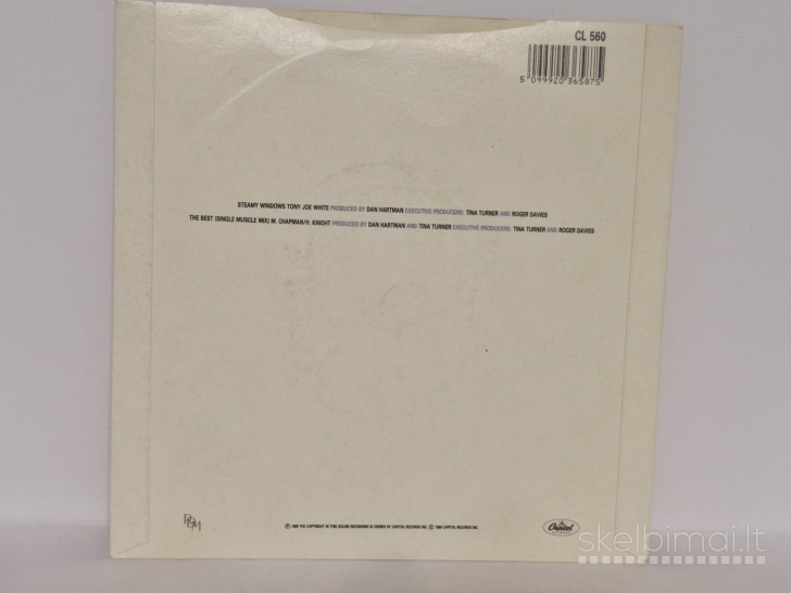 Single LP plokštelė Tina Turner – Steamy Windows