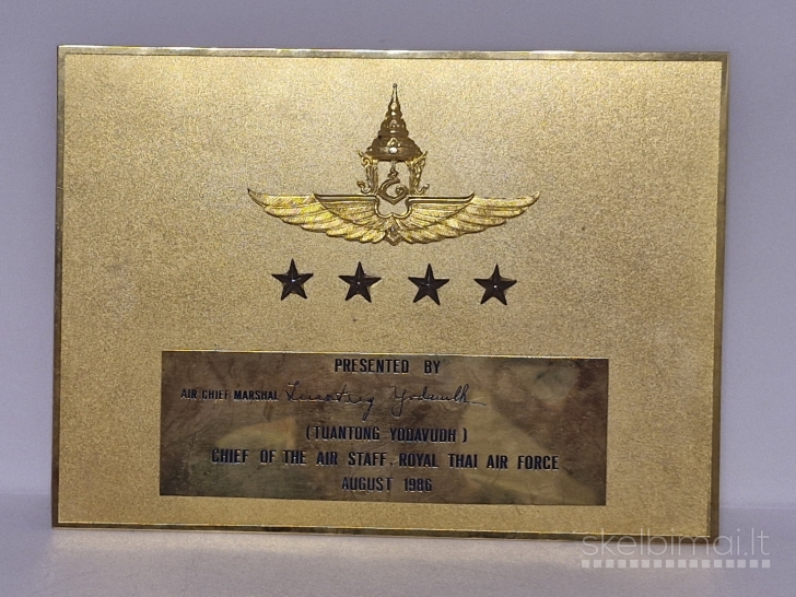 Atminimo lenta "Royal Thai Air Force" 1986m