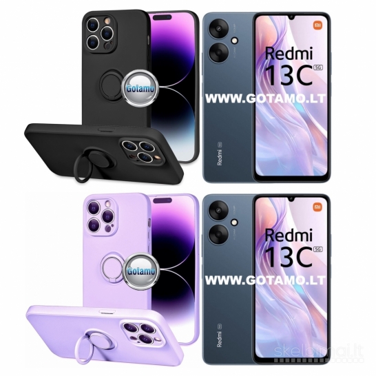180 B-Hold Plus dėklai nugarėlės Xiaomi Redmi 13C 5G telefonui WWW.GOTAMO.LT