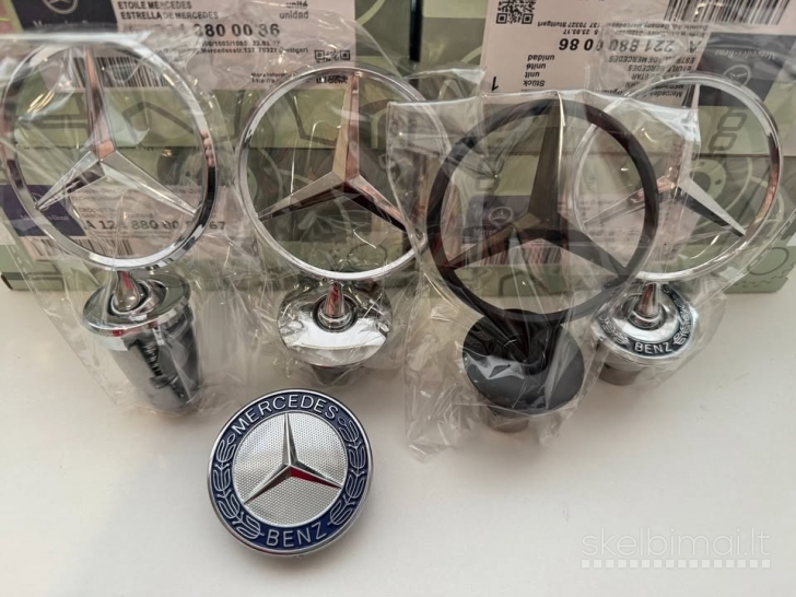 Mercedes Benz ženkliukas/emblema W124 W203 W204 W210 W211 W220 W221 W212 W213