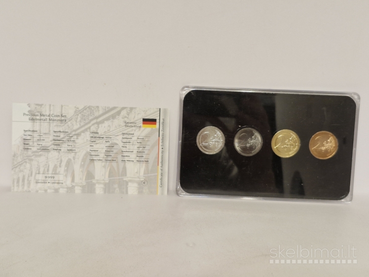 Vokietijos 2 Eur tauriųjų metalų rinkinys 2010m.