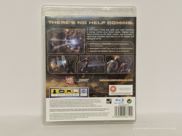 Žaidimas Dead Space PAL Playstation 3