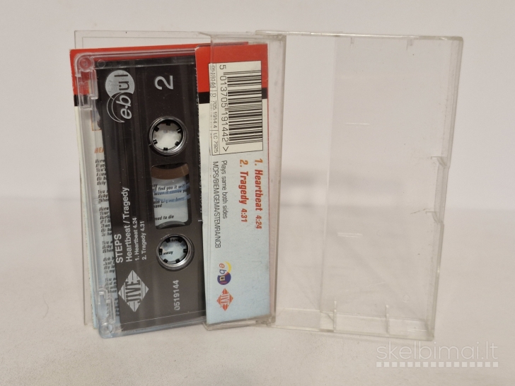 Audio kasetė Single MC Steps – Heartbeat / Tragedy
