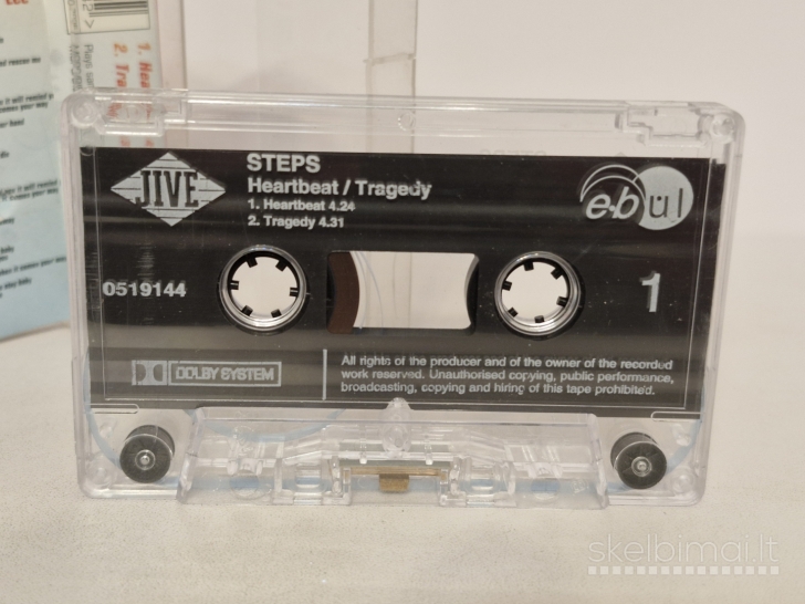 Audio kasetė Single MC Steps – Heartbeat / Tragedy
