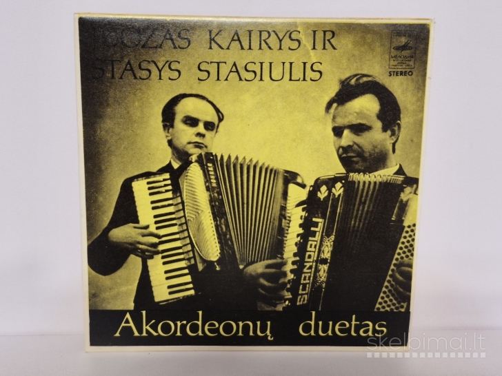 LP plokštelė Juozas Kairys Ir Stasys Stasiulis ‎– Akordeonų Duetas