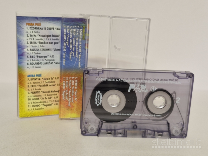 Muzikos kasetė MC Various – Pop Art '98