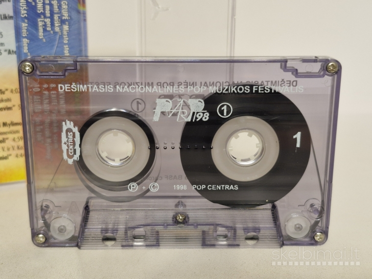 Muzikos kasetė MC Various – Pop Art '98