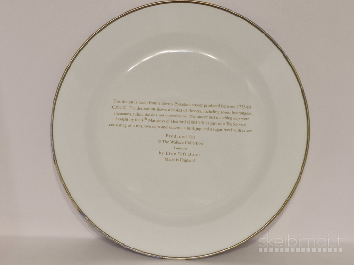 Dekoratyvinė metalinė lėkštė "Wallace Collection" - 26cm