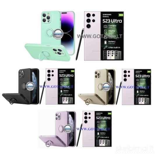 380 B-Hold Plus dėklai nugarėlės Samsung Galaxy S23 Ultra telefonui