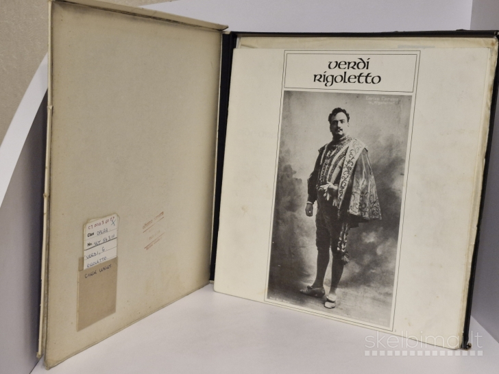 3 plokštelių rinkinys LP Verdi Rigoletto