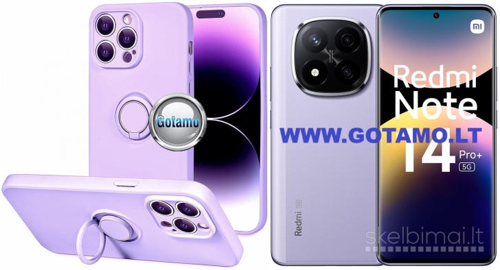 382 B-Hold Plus dėklai nugarėlės Xiaomi Redmi Note 14 Pro Plus 5G telefonui