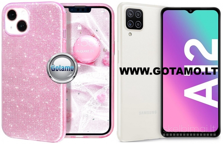 385 iLLumi-Neo silikoniniai dėklai nugarėlės Samsung Galaxy A12, M12 telefonams