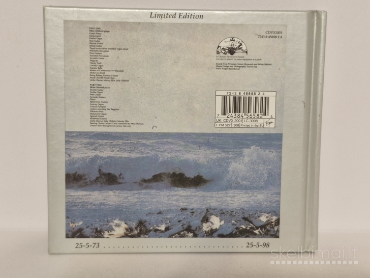 Audio CD Mike Oldfield – Tubular Bells Limited Edition
