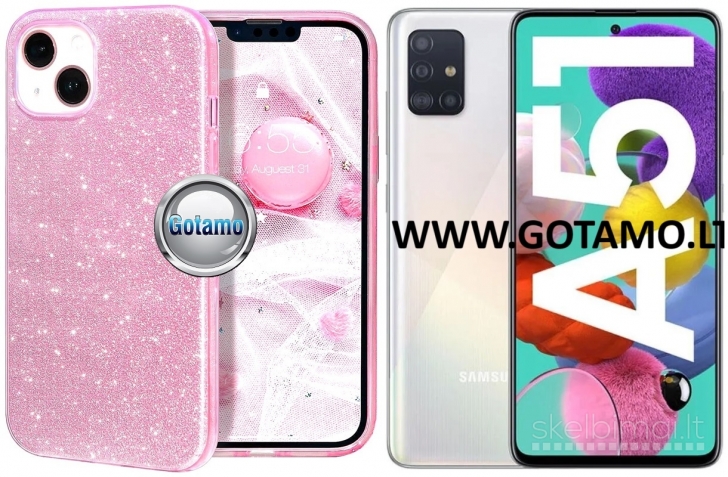 391 iLLumi-Neo silikoniniai dėklai nugarėlės Samsung Galaxy A51 telefonui