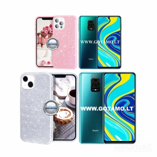 398 iLLumi-Neo silikoniniai dėklai nugarėlės Xiaomi Redmi Note 9S, Note 9 Pro