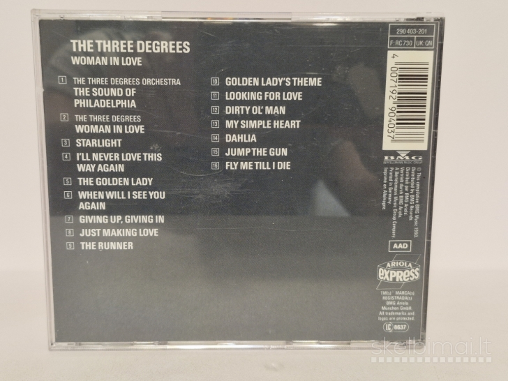 Audio CD The Three Degrees – Woman In Love