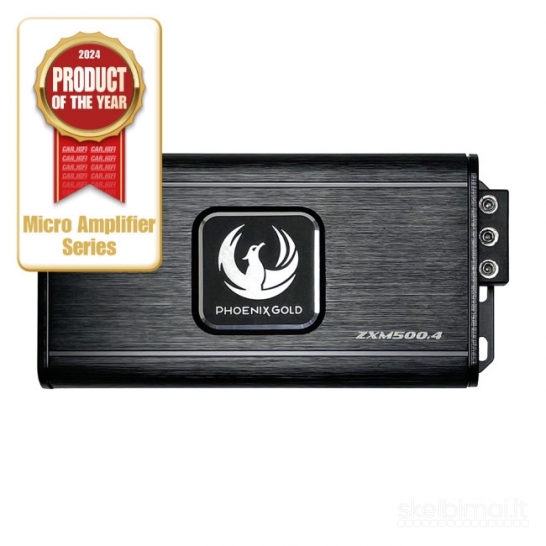 Phoenix Gold ZXM500.4 4 kanalų automobilinis stiprintuvas