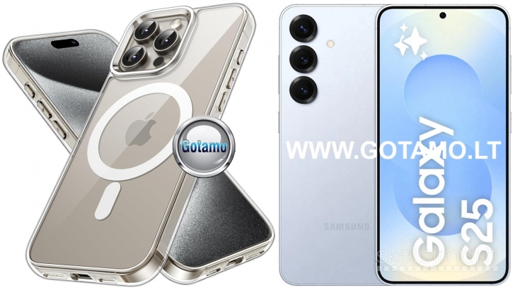 405 MagSafe Jelly dėklas nugarėlė Samsung Galaxy S25 telefonui